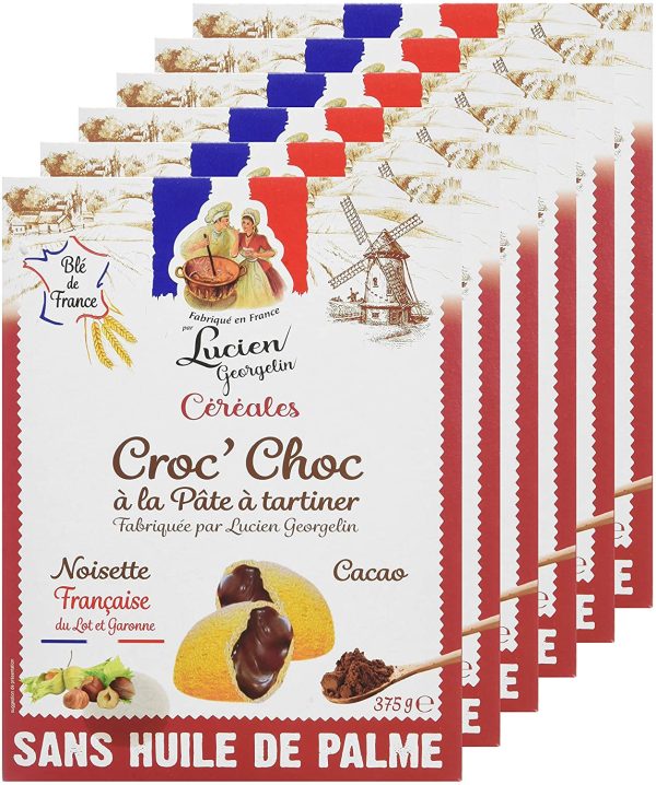 Lucien georgelin Croc' Choc Céréales, à la pâte à tartiner, 375g – Image 6