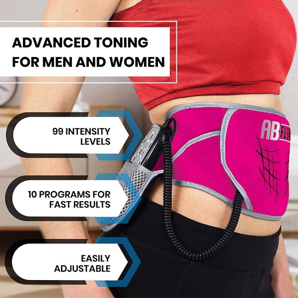 ABFLEX AB Toning Belt pour Les Muscles de l'estomac Mince et Tonique - Aucun Coussin de Remplacement jamais – Image 2