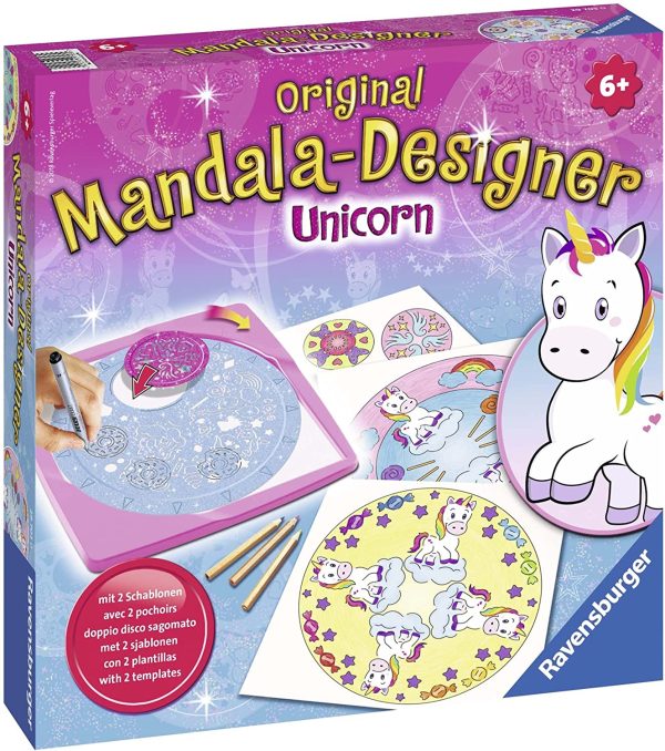 Ravensburger ??Mandala ??Midi ??Unicorn ??Loisir créatif ??Dessin ??Enfant dès 6 ans ??29703