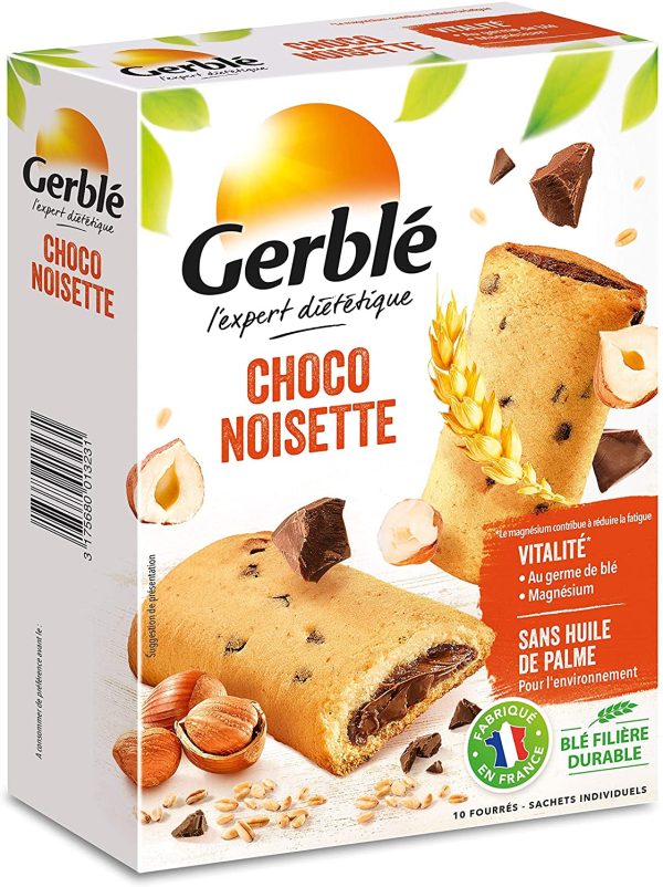 Gerblé Vitalité, Biscuits Fourrés Choco Noisette, Sans huile de palme, 1 boîte de 10 biscuits, 200g – Image 3