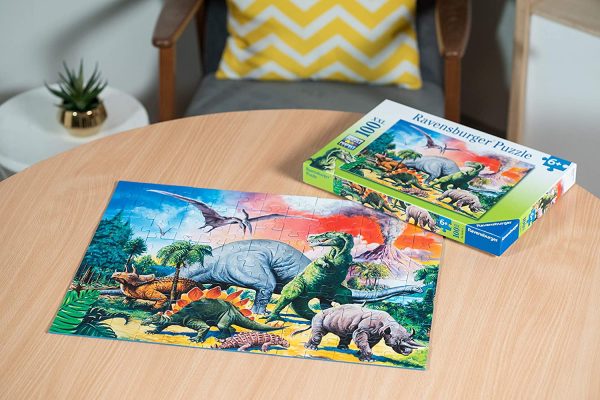 Ravensburger - Puzzle enfant - Au Milieu Des Dinosaures - 100 Pièces – Image 4