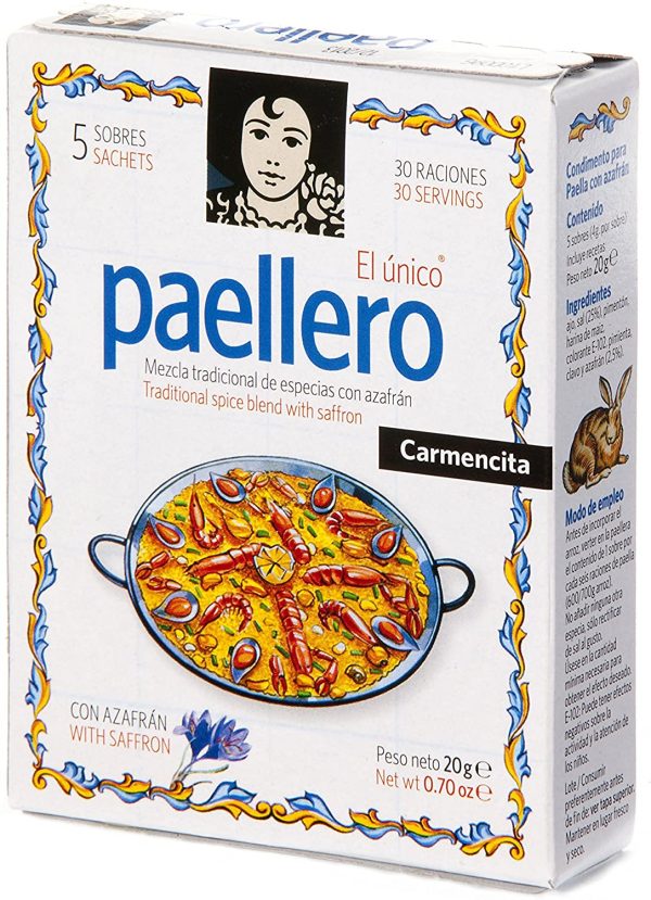 Paellero 20g Safran l'Espagne Original Qualité Supérieure 5 utilise