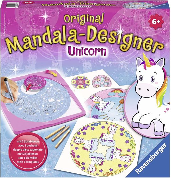 Ravensburger ??Mandala ??Midi ??Unicorn ??Loisir créatif ??Dessin ??Enfant dès 6 ans ??29703 – Image 2