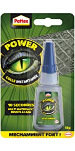 Pattex Crocodile Power fixation réparation puissant collage colle nouveauté Henkel Amazon Acheter