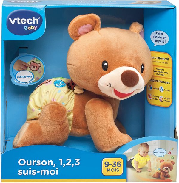 Vtech - 181105 - Jouet Musical - Ourson, 1,2,3 Suis-moi - Version FR – Image 2