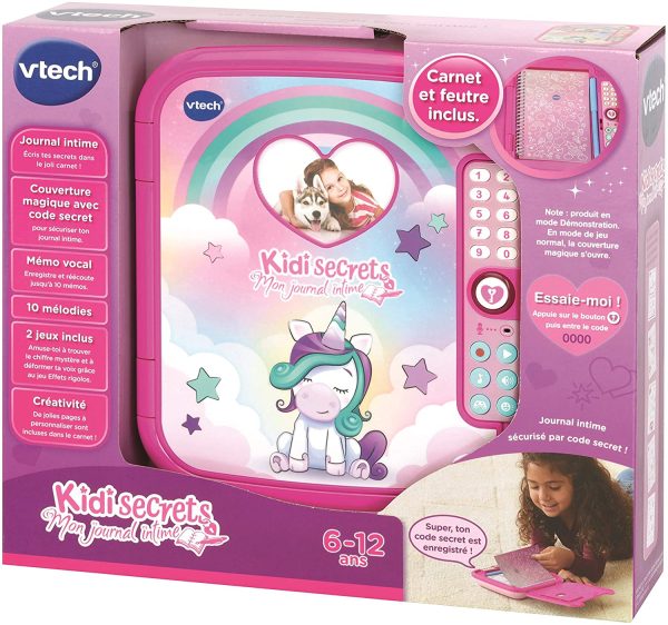 VTech - KidiSecrets - Mon Journal Intime Magique, Journal Intime Électronique ??Version FR – Image 4