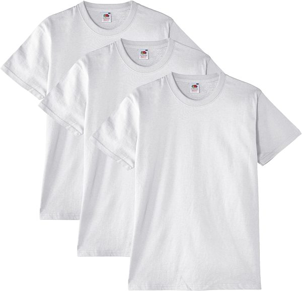 Fruit of the Loom - Heavy Cotton - T- Shirt (Lot de 3) - Homme