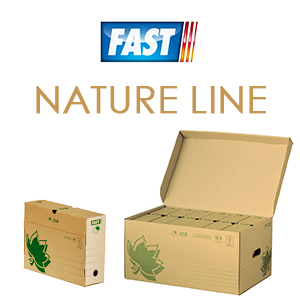 Fast Nature Line solution d'archivage en carton 100% recyclé 