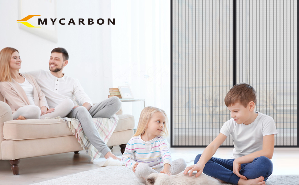 MYCARBON moustiquaire porte, le gardien de votre santé.