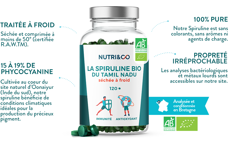 spiruline 120 nutri and co