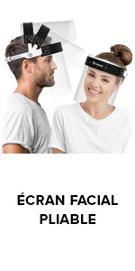 Écran facial pliable