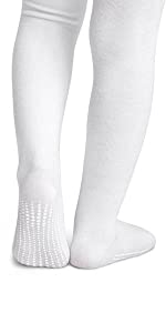 modèle en coton doux rose collant avec une semelle antidérapante antidérapante traction max