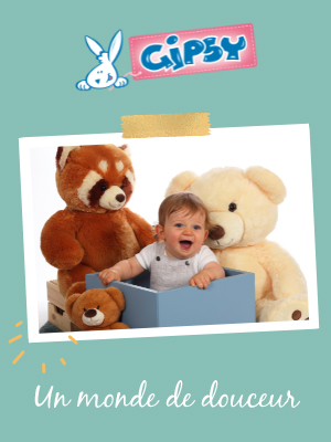 Gipsy toys de jolies peluches toutes douces