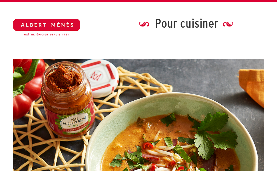 Albert Menès, épiceries fines, pour cuisiner, Tomate Séchée, Ail Doux, Confit d'Ail Noir, Curry