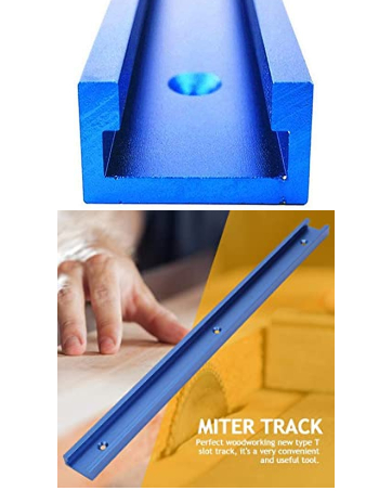T Track Rail 800mm Bleu