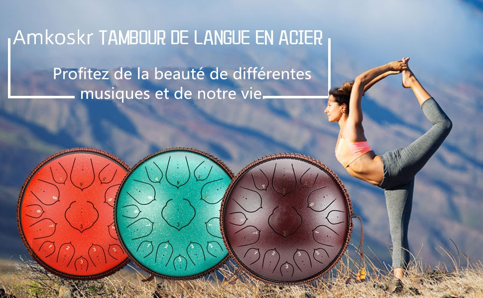 Tambour de langue en acier