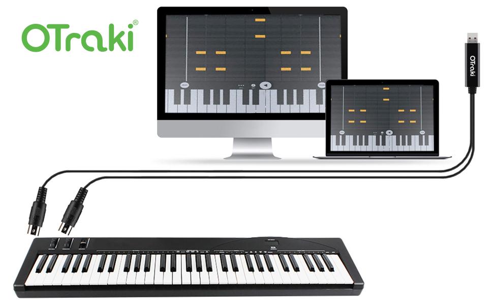 OTraki cable midi usb