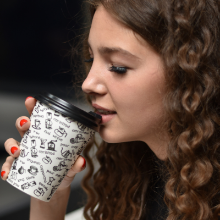 Tasse à expresso en carton