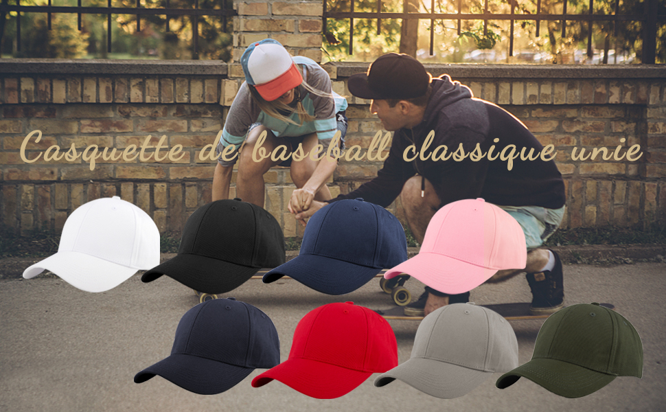  casquette homme femme