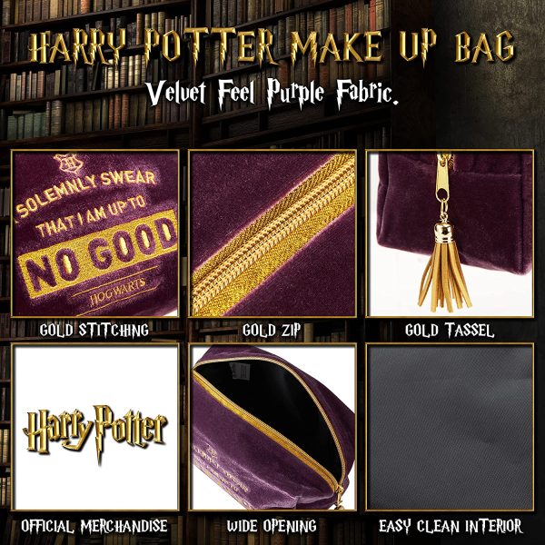 Harry Potter Accessoire Trousse de Maquillage pour Femme Kit de Voyage Fille Etui de Rangement – Image 5