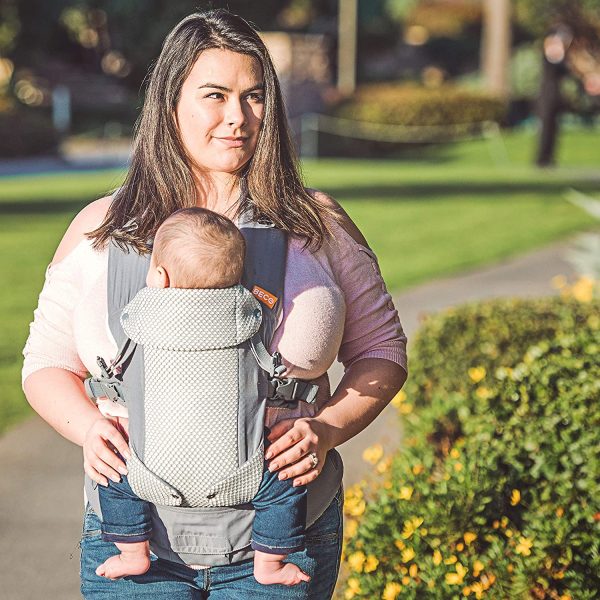 Porte-bébé Beco  - Cool Grey, simple et élégant, 5 en 1, style sac à dos, pour tenir les bébés, les nourrissons et les enfants de 3,5 à 16 kilos, certifié ergonomique – Image 7