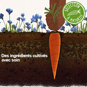 Des ingrédients cultivés avec soin