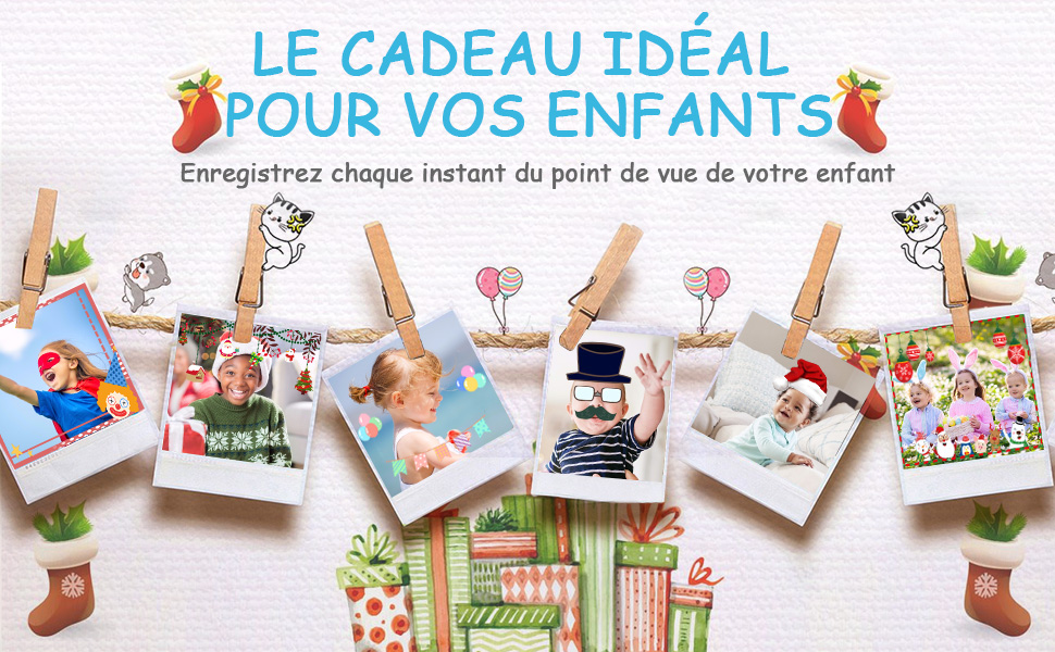 Appareil Photo Numérique pour Enfants Filles Garçons