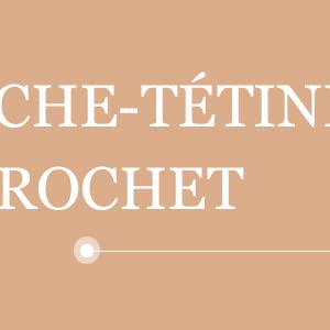 RUBY Attache Tetine Tissu Kit,Attache Sucette au Crochet