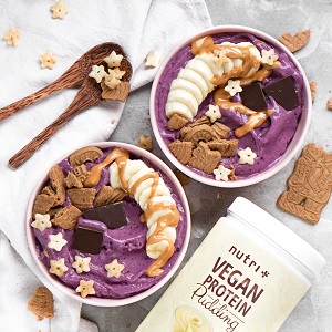 poudre protéine soja gluten lactose végétalien dessert smoothie bowl