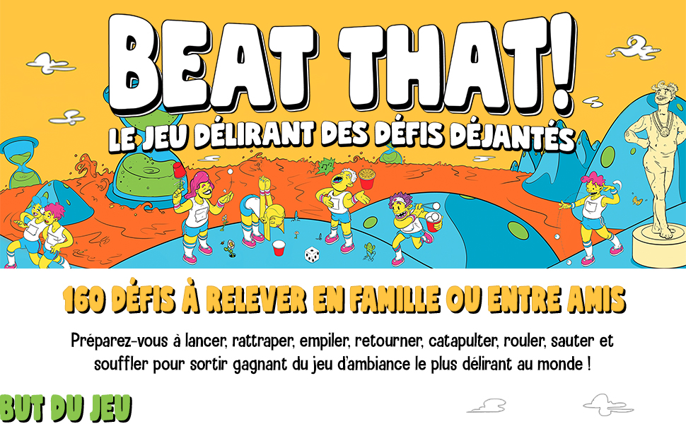 Bannière présentation jeu de société BEAT THAT