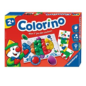 colorino ; t'choupi ; jeux éducatifs ; Ravensburger ; jeux ; enfant ; couleur ; pions