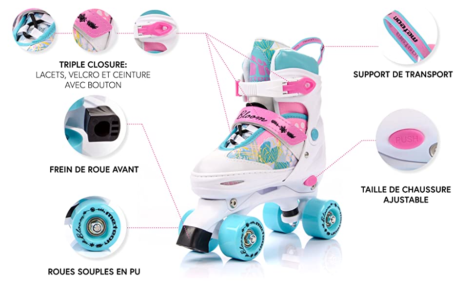 patins a roulettes quad roller skates