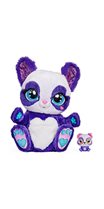 Peek A Roo Maman panda roo bébé surprise peluche interactive vente animé magique jeu 5 ans