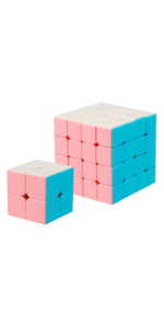 cubo, juego, mágic, rubi, rosa, azul, juguete, niño, diversión, sensorial