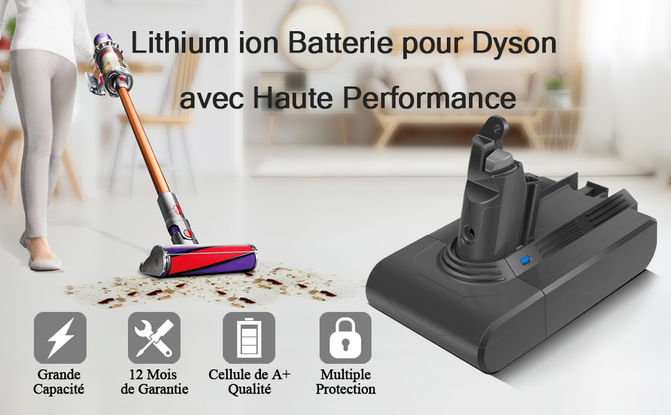 batterie dyson v6 dc62