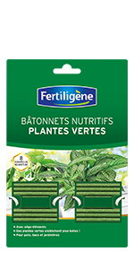 Bâtonnets nutritifs plantes vertes Fertiligène