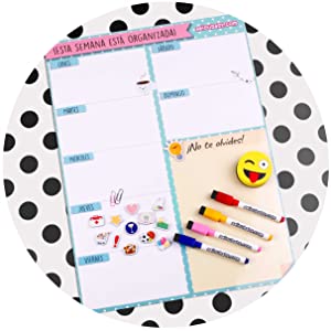 tableau magnetique grand frigo menu semaine calendrier semanier bloc note frigo ardoise organiseur