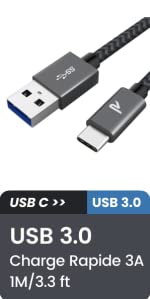 Cable usb c