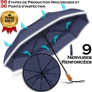 Parapluie résistant au vent