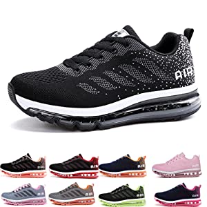 Homme Femme Air Baskets Chaussures Gym Fitness Sport Sneakers Style Running Multicolore Respirante