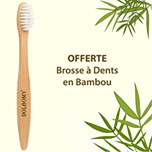 brosse a dents en bambou brosse a dent en bamboo pour enfants eco recyclable vert