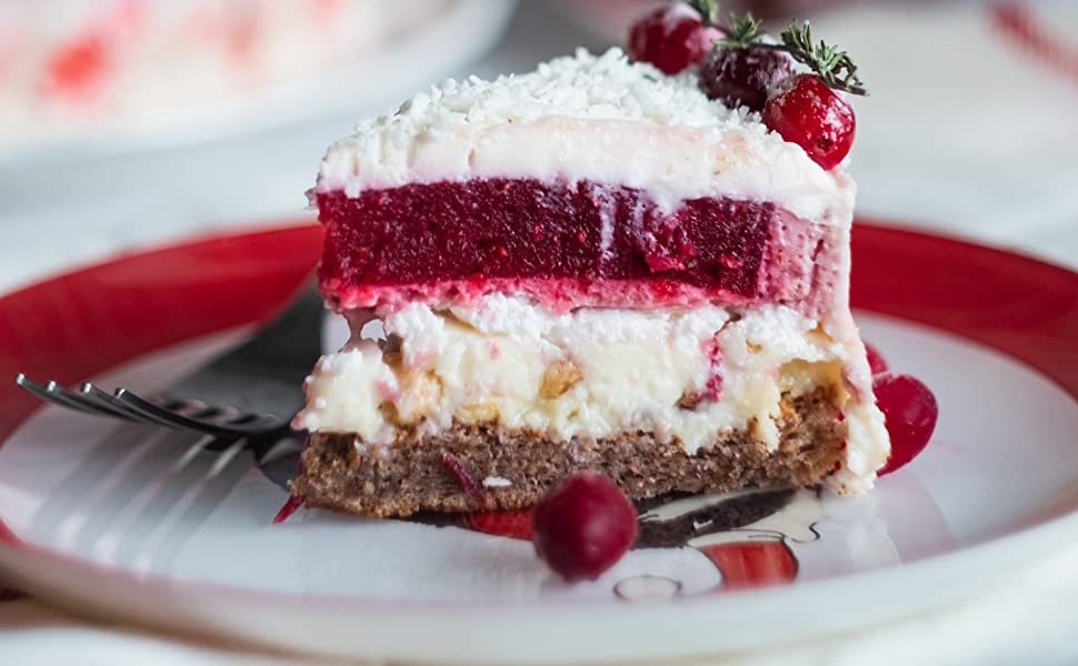 Notre gâteau aux canneberges et au citron - le point culminant des grandes occasions