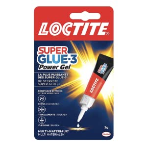 loctite super glue colle forte epoxy glu réparer objets coller métal liquide transparente blanche