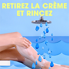 Veet Crème Dépilatoire sous la Douche corps et jambes Peaux Sensibles 400 ml