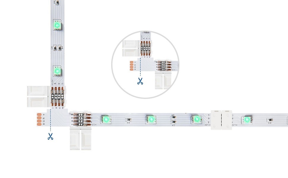 Connecteur LED 4 broches