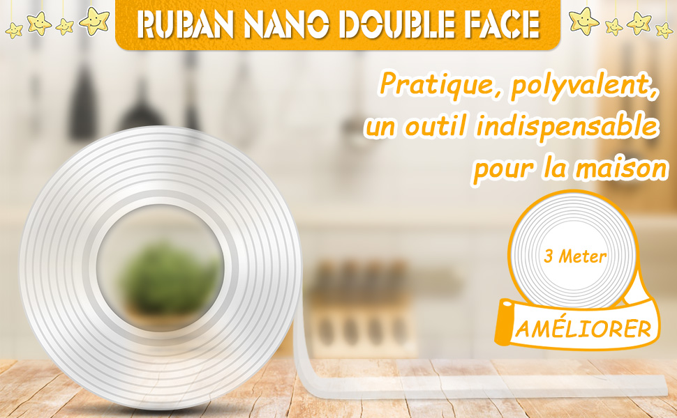 Ruban Adhésif Double Face Extra Fort