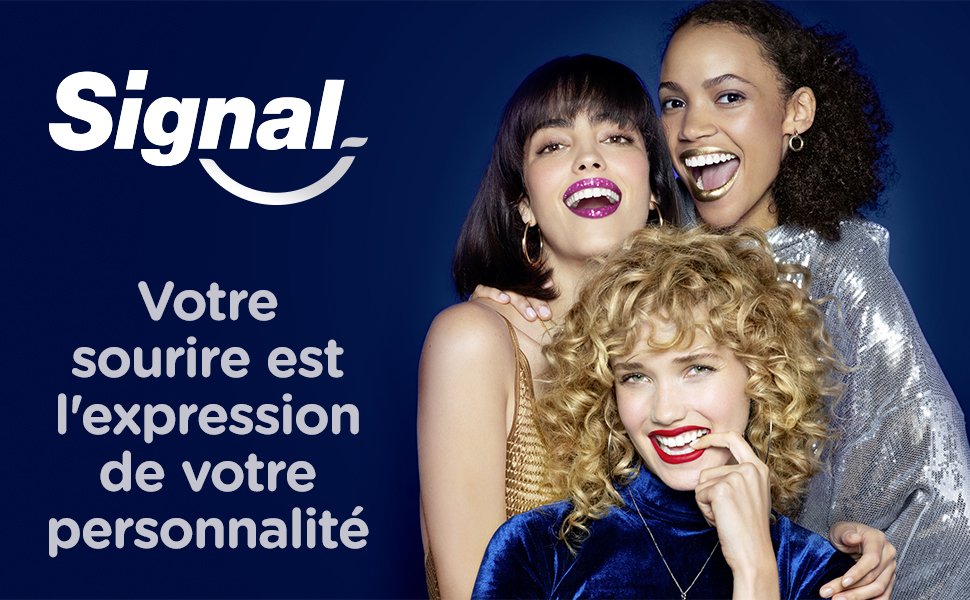 Signal Dentifrice Blancheur White Now Original, votre sourire est l'expression de votre personnalité