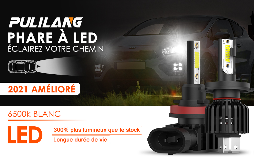 ampoule H4 led ampoule 9005 led h7 Phares pour Voiture et Moto h1 led h7 ampoules Auto h11