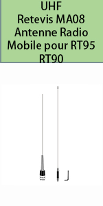 Retevis MA08 Antenne Radio Mobile UHF 