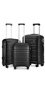 kono luggage sets 3 pieces